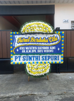 Papan Bunga Duka di Pondokmelati