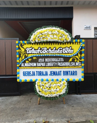 Papan Bunga Duka di Pondokmelati